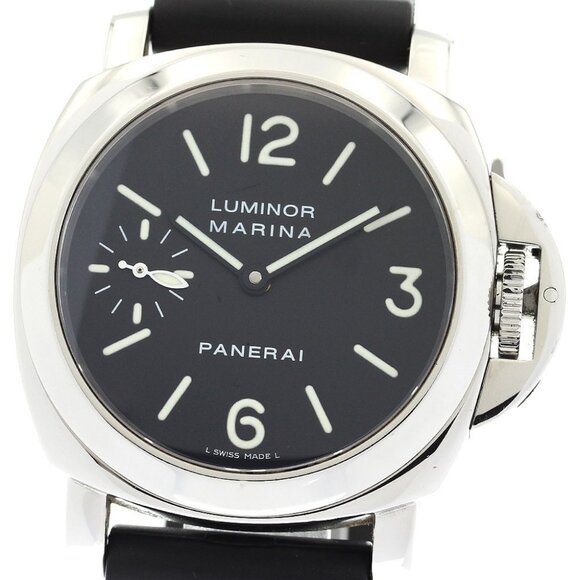 PANERAI Luminor Marina PAM00111 Back skeleton Hand Winding Men's Watch_890512 - Picture 1 of 6